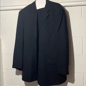 Men’s black wool suit set